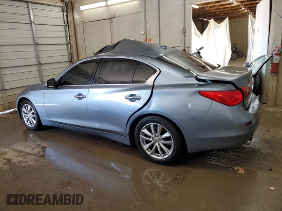 2017 Infiniti Q50 Premium with VIN JN1EV7AR3HM832971, listed as a Copart auction lot 52859155 with 160,070 mi miles and Salvage Title. Bid and sale history available at DreamBid. Image 2.
