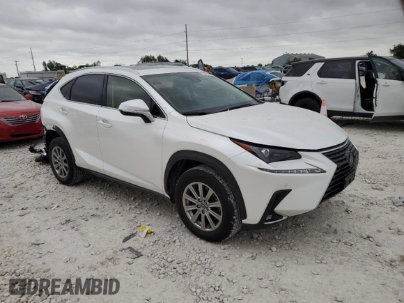 2021 Lexus NX 300 z VIN JTJDARBZ9M5033597, wystawiony jako Copart lot #55103245 z przebiegiem 61 706 mil mil oraz Szkoda całkowita • Salvage title. Historia ofert i sprzedaży dostępna na DreamBid. Obrazek 4.