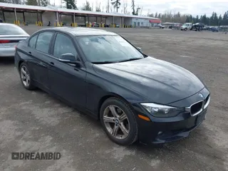 2013 BMW 3 Series 328i with VIN WBA3C1C53DF442532, listed as a IAAI auction lot 41945247 with 92,065 mi miles. Bid and sale history available at carsss.com. Image 1.