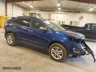 2015 Ford Edge SEL with VIN 2FMTK4J82FBB72262, listed as a IAAI auction lot 41817779 with 83,380 mi miles. Bid and sale history available at carsss.com. Image 1.
