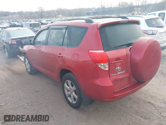 2008 Toyota RAV4 Ltd with VIN JTMZK31V585023270, listed as a IAAI auction lot 41188484 with 230,358 mi miles. Bid and sale history available at carsss.com. Image 3.