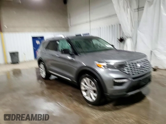 2024 Ford Explorer Platinum with VIN 1FM5K8HC8RGA65577, listed as a Copart auction lot 51620125 with 6,808 mi miles and Salvage Title. Bid and sale history available at carsss.com. Image 14.