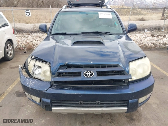 2005 Toyota 4Runner SR5 with VIN JTEBU14R958045762, listed as a IAAI auction lot 41703309 with 203,120 mi miles. Bid and sale history available at carsss.com. Image 12.