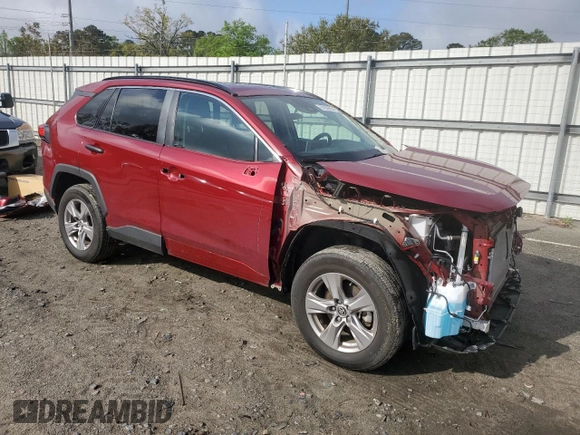2023 Toyota RAV4 XLE with VIN 2T3W1RFVXPW275072, listed as a Copart auction lot 51076625 with 17,741 mi miles and Salvage Title. Bid and sale history available at carsss.com. Image 4.
