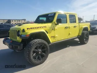 2023 Jeep Gladiator Mojave with VIN 1C6JJTEG2PL511444, listed as a Copart auction lot 42325905 with 3,210 mi miles and Salvage Title. Bid and sale history available at carsss.com. Image 1.
