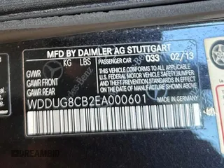 2014 Mercedes-Benz S-Class S 550 with VIN WDDUG8CB2EA000601, listed as a Copart auction lot 47121425 with 83,812 mi miles and Salvage Title. Bid and sale history available at carsss.com. Image 12.