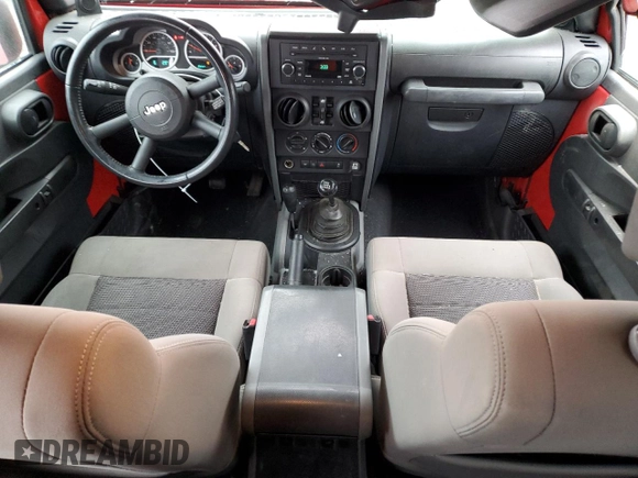 2010 Jeep Wrangler Unlimited Rubicon with VIN 1J4BA6H17AL109880, listed as a Copart auction lot 44205455 with 95,781 mi miles and Salvage title. Bid and sale history available at DreamBid. Image 8.