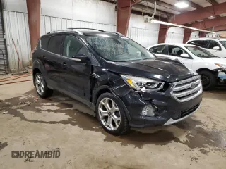 2017 Ford Escape Titanium with VIN 1FMCU9J91HUC68669, listed as a Copart auction lot 43190965 with 161,347 mi miles and Clean Title. Bid and sale history available at carsss.com. Image 4.