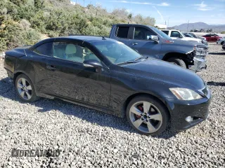 2010 Lexus IS 250 C with VIN JTHFF2C20A2510581, listed as a Copart auction lot 57653575 with 117,665 mi miles and Salvage title. Bid and sale history available at DreamBid. Image 4.