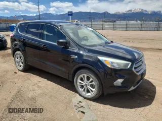 2017 Ford Escape SE with VIN 1FMCU9GD9HUD11375, listed as a Copart auction lot 54952235 with 154,345 mi miles and Clean Title. Bid and sale history available at DreamBid. Image 4.