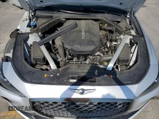 2019 Genesis G70 3.3T Advanced with VIN KMTG34LE2KU014936, listed as a Copart auction lot 74771744 with 29,245 mi miles and Salvage Title. Bid and sale history available at carsss.com. Image 11.