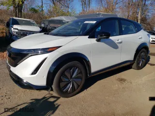 2023 Nissan ARIYA PLATINUM+ with VIN JN1DF0CD0PM708267, listed as a Copart auction lot 81305724 with 2,916 mi miles and Salvage Title. Bid and sale history available at carsss.com. Image 1.