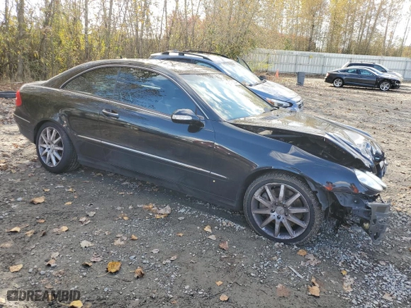 2007 Mercedes-Benz CLK-Class 3.5L with VIN WDBTJ56H17F218930, listed as a Copart auction lot 75250344 with 108,722 mi miles and Salvage Title. Bid and sale history available at carsss.com. Image 4.