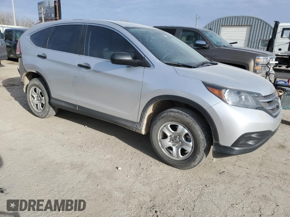 2013 Honda CR-V LX with VIN 2HKRM4H39DH659155, listed as a Copart auction lot 49257105 with 156,412 mi miles and Salvage Title. Bid and sale history available at DreamBid. Image 4.