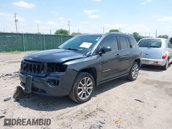 2016 Jeep Compass High Altitude Edition with VIN 1C4NJCEA3GD536062, listed as a IAAI auction lot 39685307 with 90,247 mi miles. Bid and sale history available at carsss.com. Image 2.