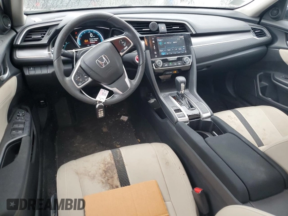 2016 Honda Civic EX with VIN 19XFC2F75GE246433, listed as a Copart auction lot 56512835 with 98,560 mi miles and Salvage Title. Bid and sale history available at DreamBid. Image 8.