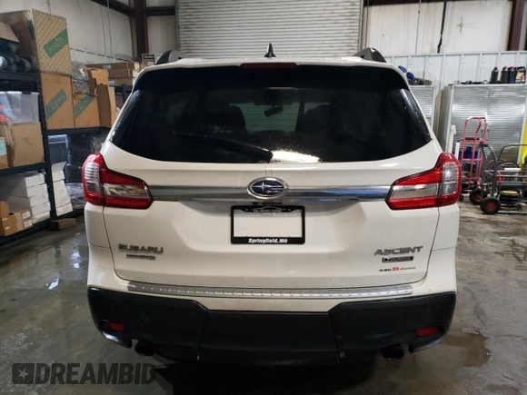 2019 Subaru Ascent Touring with VIN 4S4WMARD1K3419921, listed as a Copart auction lot 39886064 with 108,886 mi miles and Salvage title. Bid and sale history available at DreamBid. Image 6.