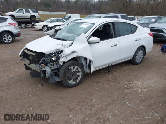 2015 Nissan Versa SV with VIN 3N1CN7AP4FL874112, listed as a IAAI auction lot 41725017 with 95,340 mi miles. Bid and sale history available at carsss.com. Image 2.