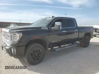 2020 GMC Sierra 2500HD Denali z VIN 1GT49REY0LF102801, wystawiony jako Copart lot #46612545 z przebiegiem 75 865 mil mil oraz Szkoda całkowita • Salvage title. Historia ofert i sprzedaży dostępna na DreamBid. Obrazek 1.