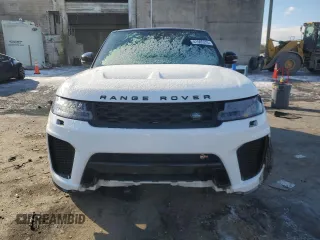2020 Land Rover Range Rover Sport SVR with VIN SALWZ2RE8LA744530, listed as a Copart auction lot 41505315 with 33,128 mi miles and Salvage Title. Bid and sale history available at carsss.com. Image 5.