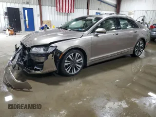 2019 Lincoln MKZ Reserve II with VIN 3LN6L5E95KR604468, listed as a Copart auction lot 61592725 with 106,895 mi miles and Salvage title. Bid and sale history available at DreamBid. Image 1.