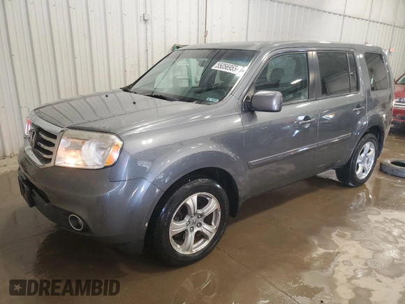 2012 Honda Pilot EX with VIN 5FNYF4H45CB058126, listed as a Copart auction lot 55056955 with 141,445 mi miles and Non Repairable. Bid and sale history available at carsss.com. Image 1.