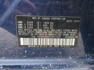 2018 Subaru Impreza with VIN 4S3GKAA64J3607830, listed as a Copart auction lot 49154135 with 97,155 mi miles and Salvage Title. Bid and sale history available at carsss.com. Image 12.