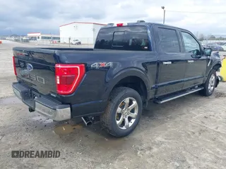 2021 Ford F-150 XL with VIN 1FTEW1EP0MFB77053, listed as a IAAI auction lot 41738348 with 39,752 mi miles. Bid and sale history available at carsss.com. Image 4.