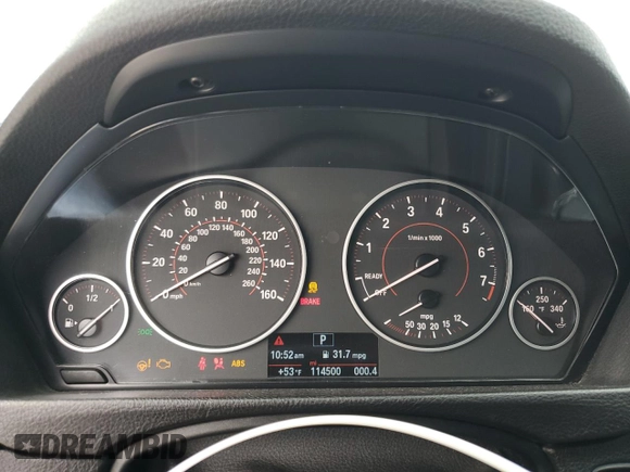 2017 BMW 4 Series 430i with VIN WBA4R7C37HK896333, listed as a Copart auction lot 88597215 with 114,500 mi miles and Salvage Title. Bid and sale history available at DreamBid. Image 9.