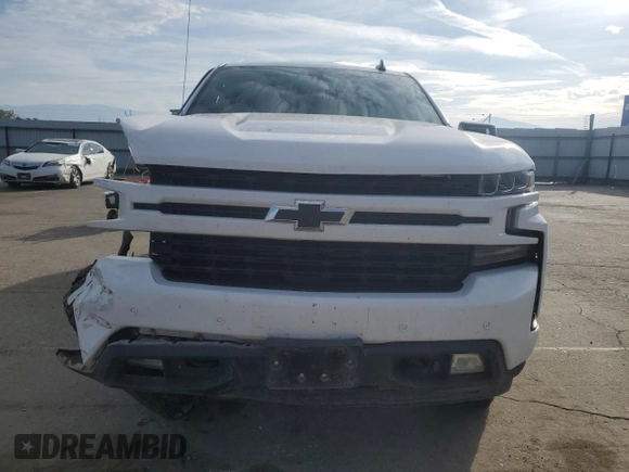 2021 Chevrolet Silverado 1500 RST with VIN 3GCUYEET8MG143659, listed as a Copart auction lot 45932625 with 74,782 mi miles and Salvage Title. Bid and sale history available at carsss.com. Image 5.