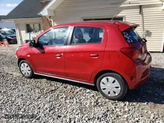 2015 Mitsubishi Mirage DE with VIN ML32A3HJ5FH037076, listed as a Copart auction lot 54060165 with 35,702 mi miles and Salvage Title. Bid and sale history available at carsss.com. Image 2.