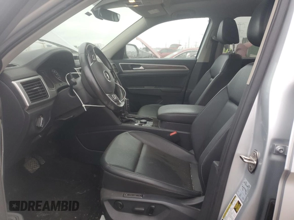 2018 Volkswagen Atlas 3.6L V6 SEL with VIN 1V2MR2CA4JC503035, listed as a Copart auction lot 43188685 with 106,606 mi miles and Salvage Title. Bid and sale history available at carsss.com. Image 7.