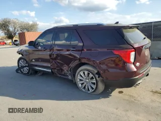 2022 Ford Explorer King Ranch with VIN 1FM5K7LC2NGA20775, listed as a Copart auction lot 44590075 with 58,560 mi miles and Salvage Title. Bid and sale history available at carsss.com. Image 2.