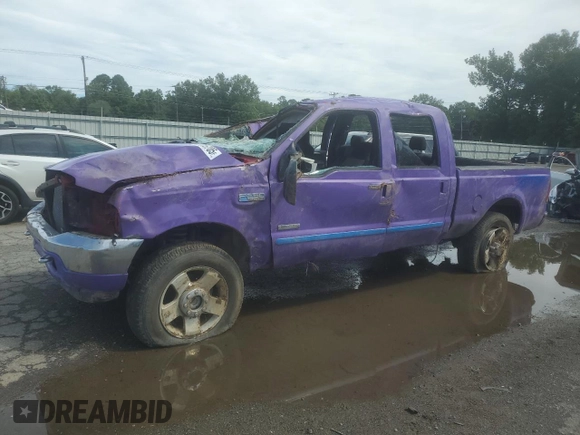 2005 Ford F-250 XL with VIN 1FTSW21P35EC79470, listed as a Copart auction lot 59625705 with 242,454 mi miles and Salvage title. Bid and sale history available at DreamBid. Image 1.