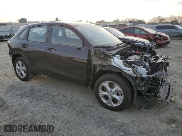 2024 Honda HR-V LX with VIN 3CZRZ1H3XRM709153, listed as a Copart auction lot 81907154 with 38,500 mi miles and Salvage Title. Bid and sale history available at carsss.com. Image 4.