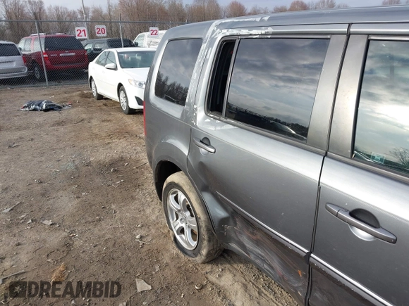 2012 Honda Pilot EX-L with VIN 5FNYF4H50CB074243, listed as a IAAI auction lot 41881319 with 167,727 mi miles and . Bid and sale history available at DreamBid. Image 20.