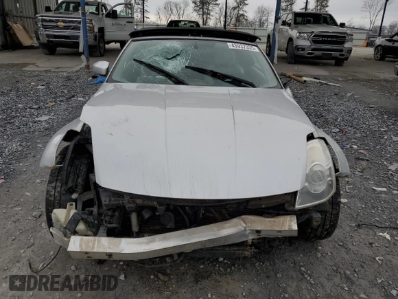 2006 Nissan 350Z Touring with VIN JN1AZ36A76M458487, listed as a Copart auction lot 43937335 with 155,488 mi miles and Salvage Title. Bid and sale history available at carsss.com. Image 5.