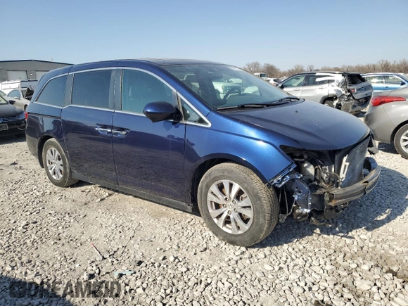 2016 Honda Odyssey EX-L with VIN 5FNRL5H64GB116298, listed as a Copart auction lot 49032775 with 54,319 mi miles and Clean Title. Bid and sale history available at DreamBid. Image 4.