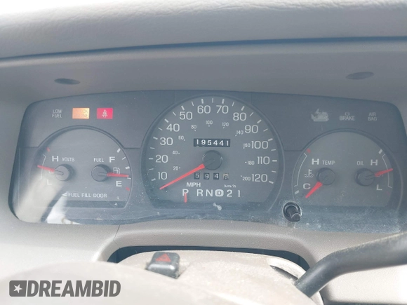 2001 Mercury Grand Marquis LS with VIN 2MEFM75W71X643239, listed as a IAAI auction lot 42048113 with 195,441 mi miles and . Bid and sale history available at DreamBid. Image 6.
