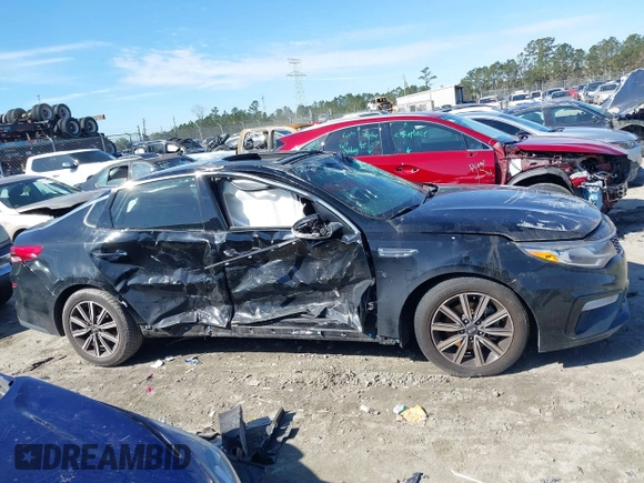 2019 Kia Optima LX with VIN 5XXGT4L37KG321862, listed as a IAAI auction lot 41744721 with 105,875 mi miles. Bid and sale history available at carsss.com. Image 14.