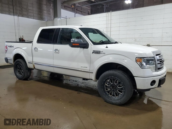 2013 Ford F-150 XL with VIN 1FTFW1ET3DFA30940, listed as a Copart auction lot 65817005 with 272,983 mi miles and Clean title. Bid and sale history available at DreamBid. Image 4.