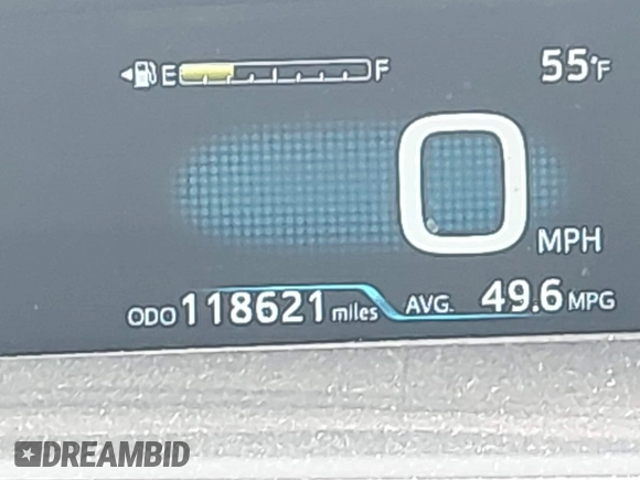 2016 Toyota Prius Two z VIN JTDKBRFU3G3511809, wystawiony jako IAAI lot #42295946 z przebiegiem 118 621 mil mil oraz . Historia ofert i sprzedaży dostępna na DreamBid. Obrazek 15.