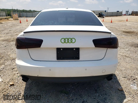 2015 Audi A6 Premium Plus with VIN WAUGFAFC2FN037063, listed as a Copart auction lot 58071405 with 150,007 mi miles and Salvage title. Bid and sale history available at DreamBid. Image 6.