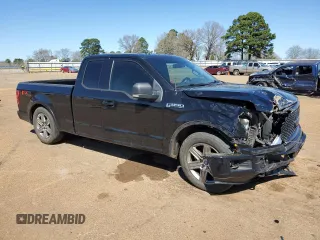 2018 Ford F-150 XL with VIN 1FTFX1E59JKD31469, listed as a Copart auction lot 45917325 with 144,824 mi miles and Salvage Title. Bid and sale history available at carsss.com. Image 4.