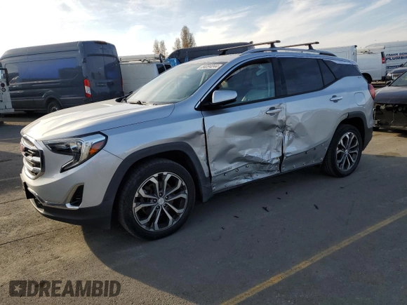 2019 GMC Terrain SLT with VIN 3GKALVEX2KL202640, listed as a Copart auction lot 84094044 with 84,574 mi miles and Salvage Title. Bid and sale history available at carsss.com. Image 1.