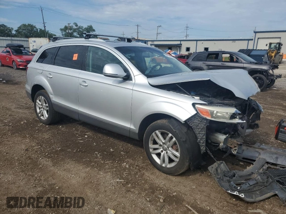 2008 Audi Q7 Premium with VIN WA1BY74L48D030275, listed as a Copart auction lot 62179715 with Not provided miles and Salvage title. Bid and sale history available at DreamBid. Image 4.