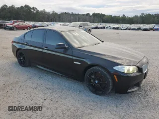2013 BMW 5 Series 550i xDrive with VIN WBAFU9C56DDY70471, listed as a Copart auction lot 75729024 with 100,245 mi miles and Clean Title. Bid and sale history available at carsss.com. Image 4.