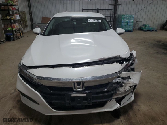 2018 Honda Accord Sedan LX 1.5T with VIN 1HGCV1F14JA116142, listed as a Copart auction lot 47206895 with 66,627 mi miles and Salvage Title. Bid and sale history available at carsss.com. Image 5.