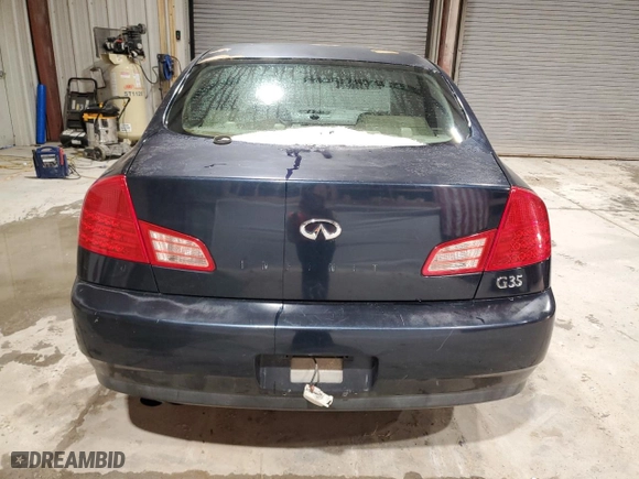 2003 Infiniti G35 Sedan with VIN JNKCV51E03M335311, listed as a Copart auction lot 45030715 with 0 mi miles and Salvage Title. Bid and sale history available at carsss.com. Image 6.