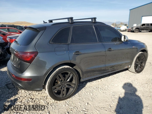 2015 Audi SQ5 Premium Plus with VIN WA1CGAFP0FA078651, listed as a Copart auction lot 75446814 with 106,646 mi miles and Salvage title. Bid and sale history available at DreamBid. Image 3.